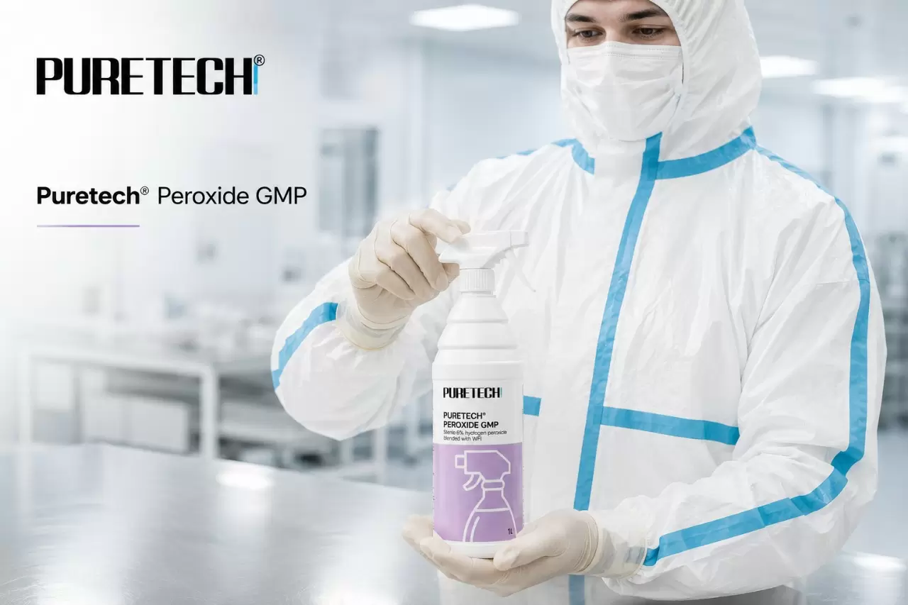 Новинка в портфеле бренда Puretech®. Стерильная перекись водорода Puretech® PEROXIDE GMP