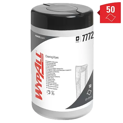 Протирочные салфетки WypAll в тубе (7772), 50 листов Протирочные салфетки WypAll в тубе (7772), 50 листов