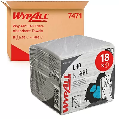 Протирочные салфетки WypAll L40 (7471)