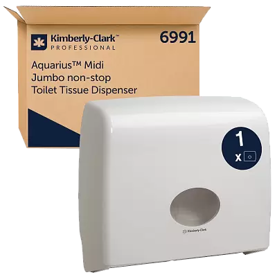 Диспенсер Kimberly-Clark Professional серии Aquarius для туалетной бумаги в больших рулонах Jumbo Non-Stop (6991)