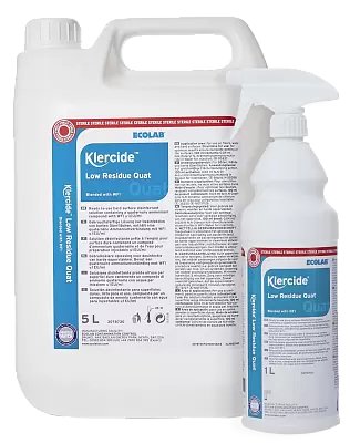 Ecolab KLERCIDE LOW RESIDUE QUAT Дезинфицирующее средство Ecolab KLERCIDE LOW RESIDUE QUAT Дезинфицирующее средство