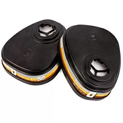Фильтр противогазовый Jeta Safety 6542 для защиты от органических, неорганических, кислых газов класса А1В1Е1