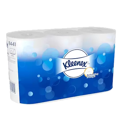 Туалетная бумага в стандартных рулонах Kleenex двухслойная (36 рул х 72 м) Туалетная бумага в стандартных рулонах Kleenex двухслойная (36 рул х 72 м)
