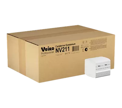 Двухслойные бумажные салфетки Veiro Professional Comfort (NV211)