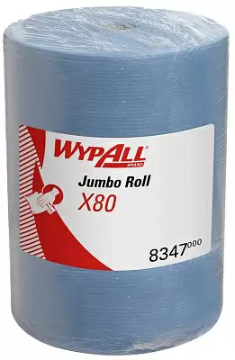 Протирочный материал WypAll X80 Jumbo Roll Blue (475 листов)