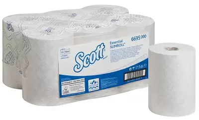 Полотенца для рук в рулоне SCOTT® ESSENTIAL SLIMROLL (6695)