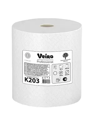 Двухслойные полотенца бумажные в рулонах Veiro Professional Comfort (K203)