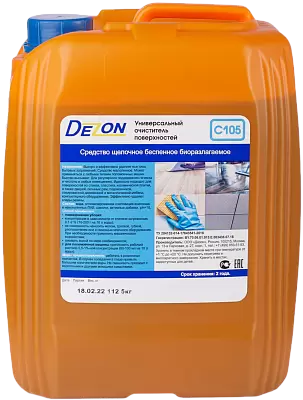 Беспенное щелочное средство Дезон С105