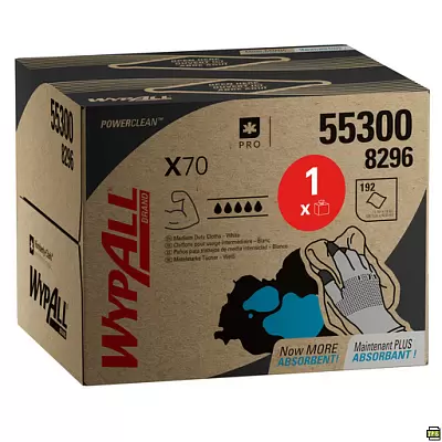 Протирочный материал в коробке WypAll X70