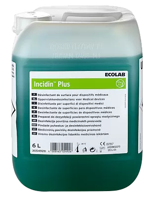 Медицинский дезинфектант Ecolab INCIDIN PLUS (6 л) Медицинский дезинфектант Ecolab INCIDIN PLUS (6 л)