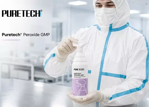 Новинка в портфеле бренда Puretech®. Стерильная перекись водорода Puretech® PEROXIDE GMP