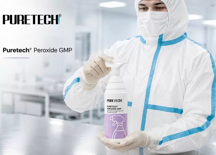 Новинка в портфеле бренда Puretech®. Стерильная перекись водорода Puretech® PEROXIDE GMP