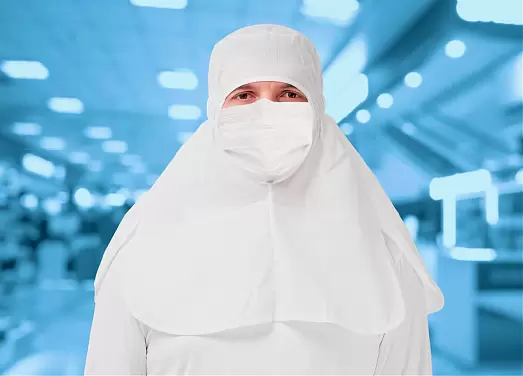 Обзор стерильного капюшона с интегрированной маской: новая защита для чистых помещений