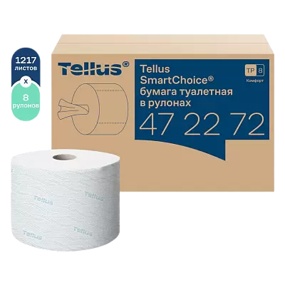 Двухслойная туалетная бумага в рулонах Tork SmartChoice Т8 (472272)