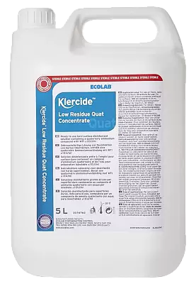 KLERCIDE LOW RESIDUE QUAT CONCENTRATE Дезинфицирующее средство KLERCIDE LOW RESIDUE QUAT CONCENTRATE Дезинфицирующее средство