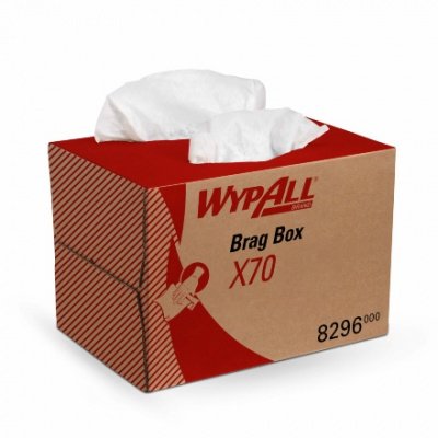 Протирочный материал в коробке WypAll X70 белый (1 кор х 200 шт)