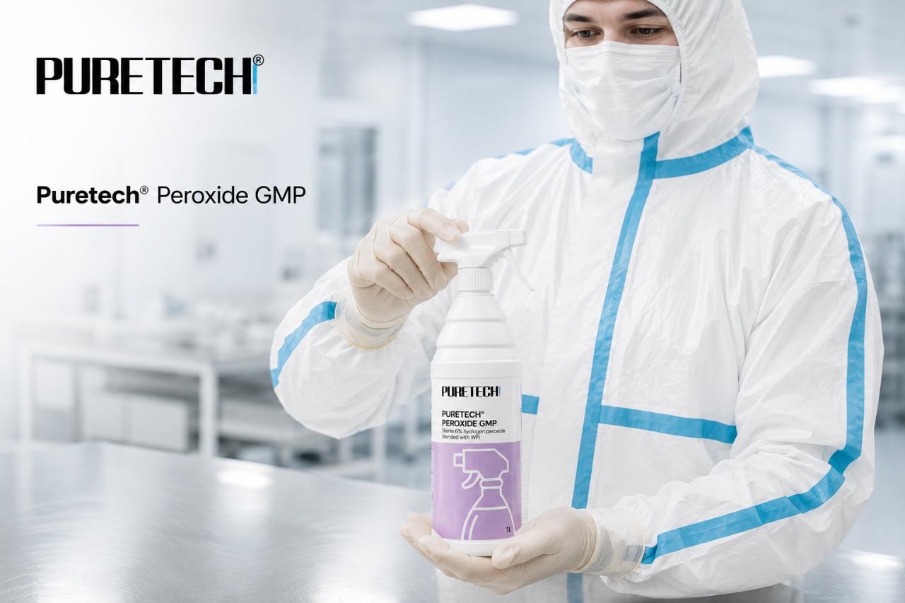 Новинка в портфеле бренда Puretech®. Стерильная перекись водорода Puretech® PEROXIDE GMP