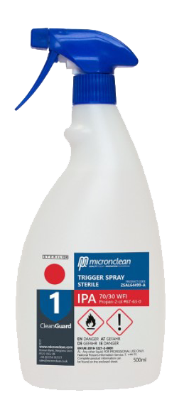 Стерильный изопропиловый спирт Cleanguard 70% IPA WFI