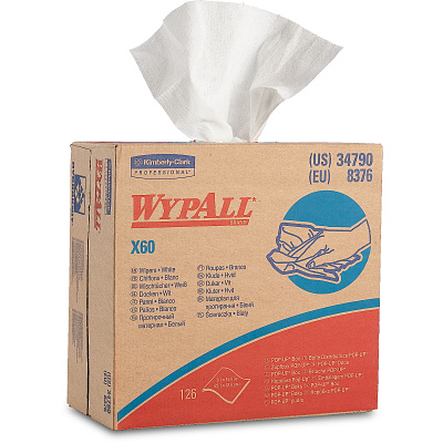 Протирочные салфетки WypAll® X50 Pop-Up Box White