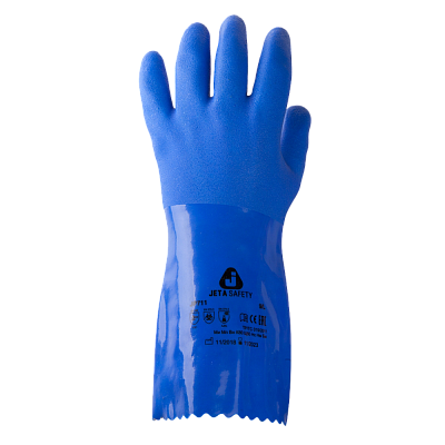 Химические ПВХ перчатки JETA SAFETY JP711