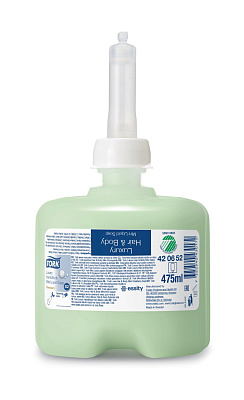 Косметическое мыло-шампунь для тела и волос Tork S2 Premium 475 мл (420652)