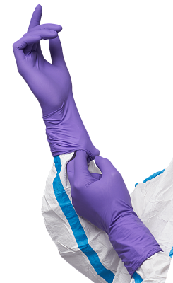 Защитные нитриловые перчатки Puretech® Neutrino Purple