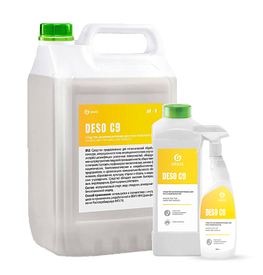 DESO C9 дезинфицирующее средство на основе изопропилового спирта