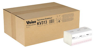 Однослойные полотенца для рук Veiro Professional Premium (KV313)