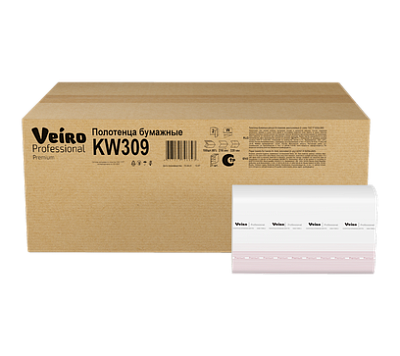 Двухслойные полотенца для рук Veiro Professional Premium (KW309)