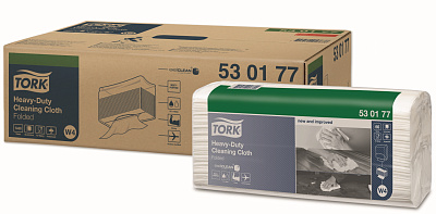 Протирочный материал в пачке Tork W4 Premium повышенной прочности (530177)