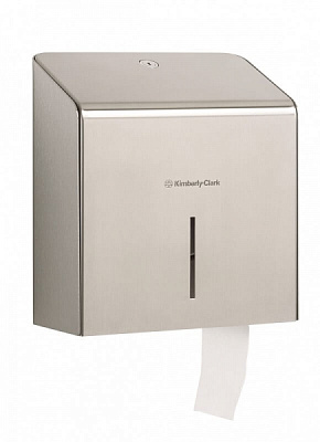 Диспенсер для туалетной бумаги в больших рулонах Kimberly-Clark стальной (8974)