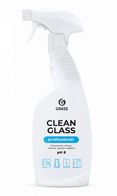 Очиститель стекол и зеркал Grass "Clean Glass" Professional 600 мл