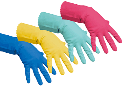 Латексные перчатки VILEDA Многоцелевые