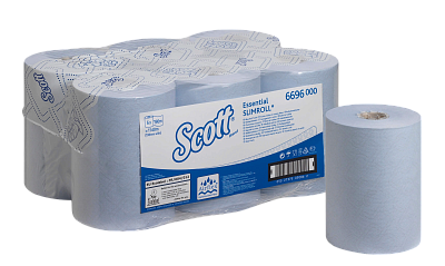 Бумажные полотенца в рулонах SCOTT® ESSENTIAL SLIMROLL (6696)