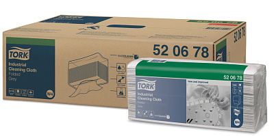 Протирочный материал в пачке Tork W4 Premium для удаления масел (520678)