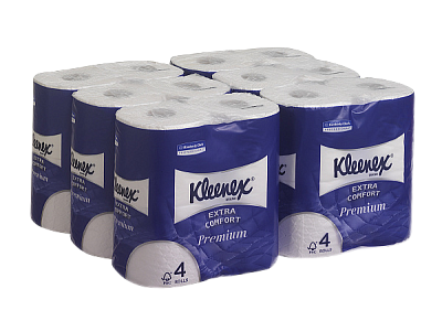 Туалетная бумага в малом рулоне Kleenex PREMIUM (8484)