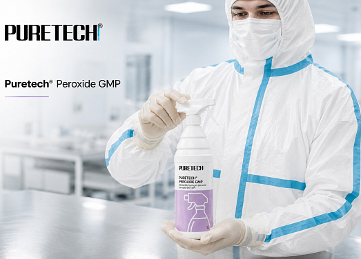 Новинка в портфеле бренда Puretech®. Стерильная перекись водорода Puretech® PEROXIDE GMP