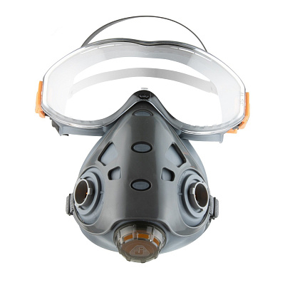 Полумаска Air Optics 9500 Jeta Safety фильтрующая с интегрированными очками