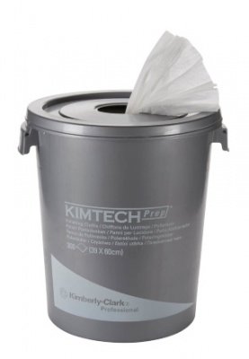 Полировочные салфетки в рулонах Kimtech Cloth (блок 300 штук + ведро)