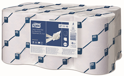 Двухслойные бумажные полотенца в рулоне Торк H13 Комфорт для электронных диспенсеров (471110/471174)