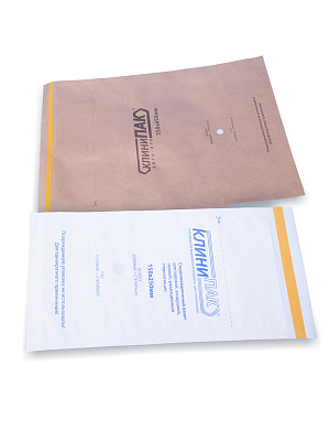 Самозаклеивающиеся плоские бумажные пакеты для воздушной и паровой стерилизации
